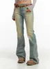 Low Waist Vintage Washed Bootcut Jeans CA416 sold by Lewkin