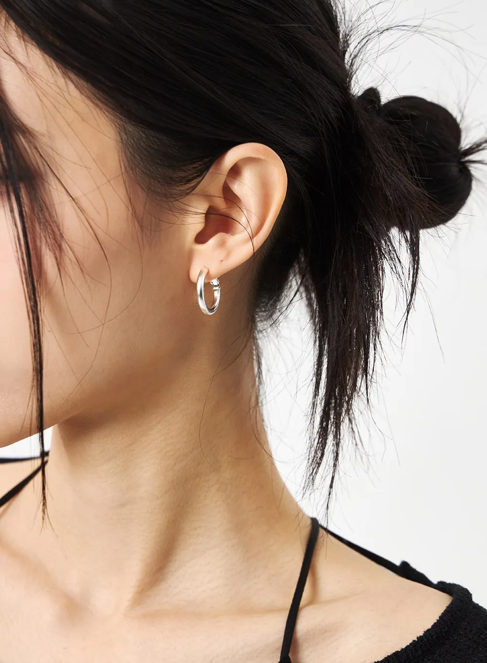 Simple Ring Earrings CA310 sold by Lewkin