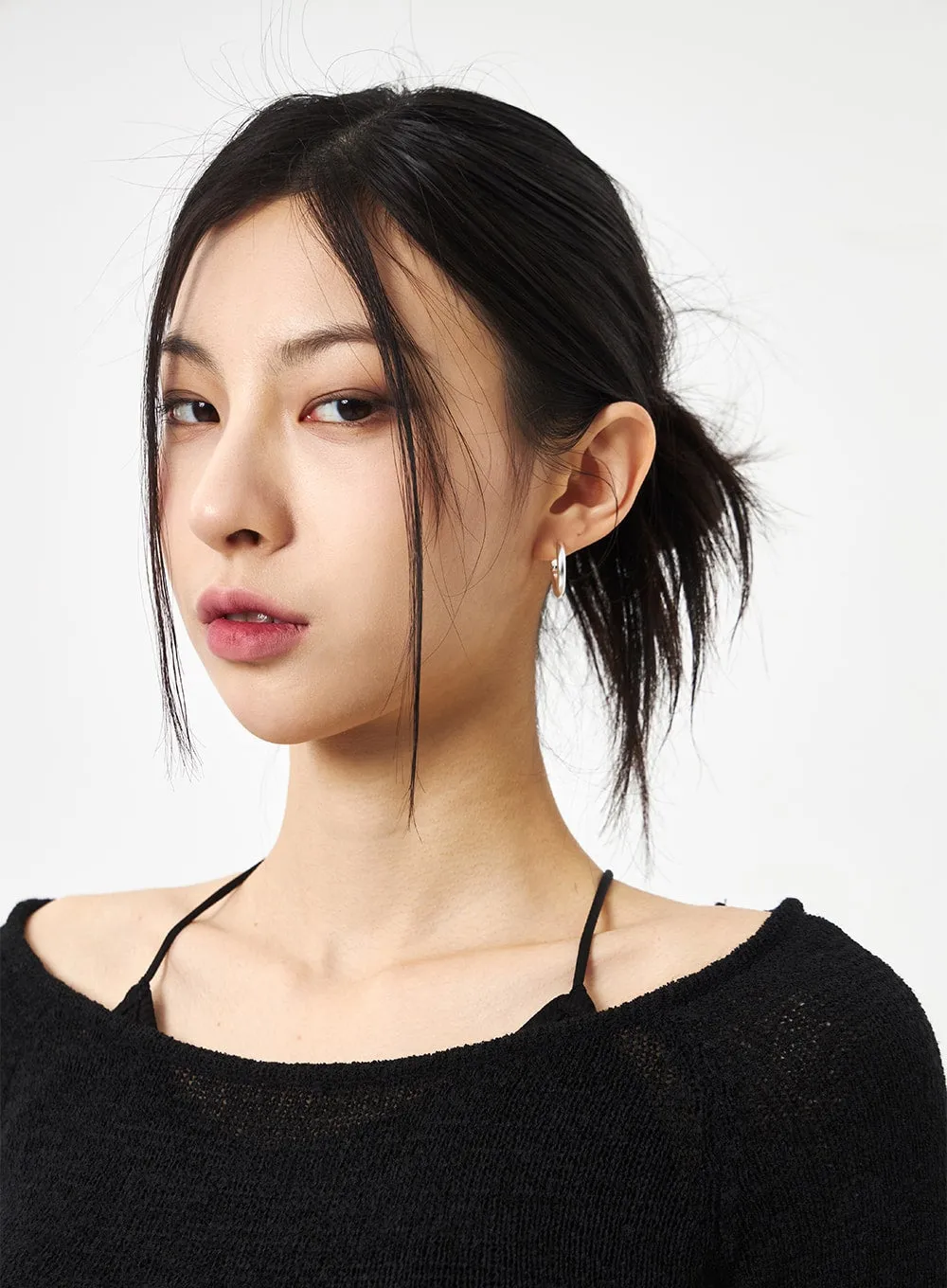 Simple Ring Earrings CA310 sold by Lewkin product image thumbnail 2