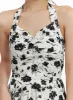 Summer Floral Graphic Halter Mini Dress OU403 sold by Lewkin