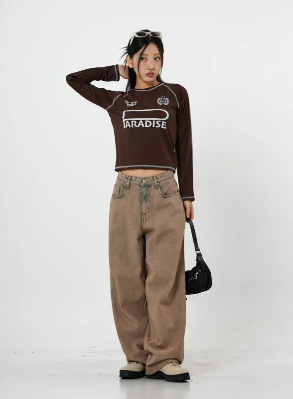 Raemon Wide Jeans Unisex CS21 sold by Lewkin