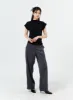 Wide Leg Tailored Pants OM320 sold by Lewkin