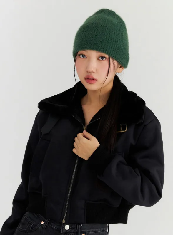 Soft Textured Beanie IN317 sold by Lewkin