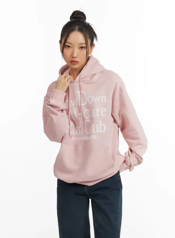 Self-Care Graphic Hoodie CJ429 sold by Lewkin