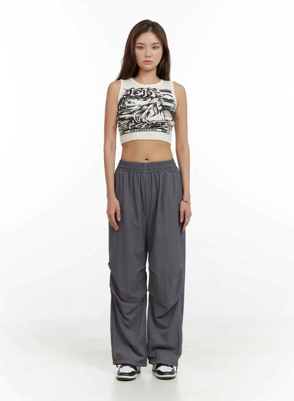 Graphic Bliss Crop Tank Top CL404 sold by Lewkin product image thumbnail 2