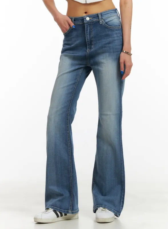 Basic Bootcut Jeans CY431 sold by Lewkin