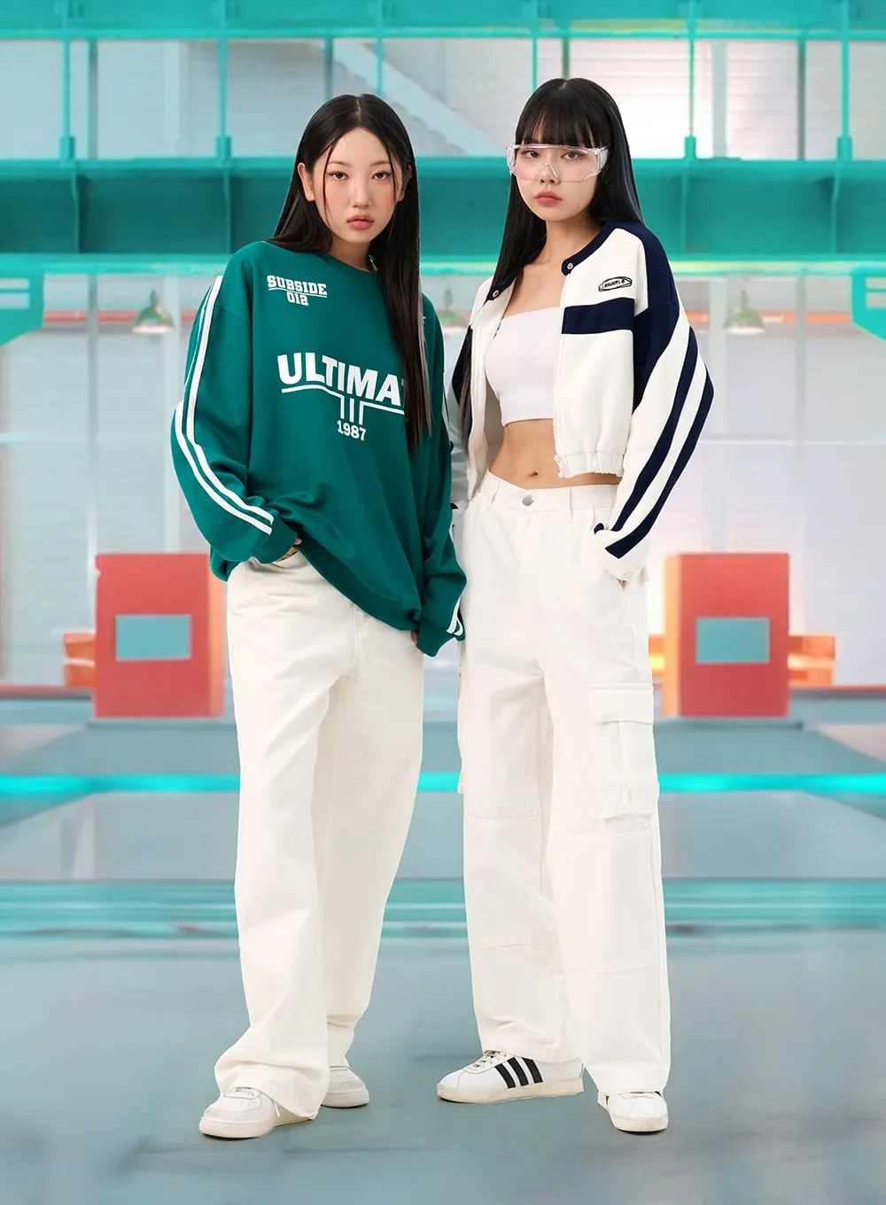 Cotton Wide-Fit Pants IO317 sold by Lewkin product image thumbnail 2