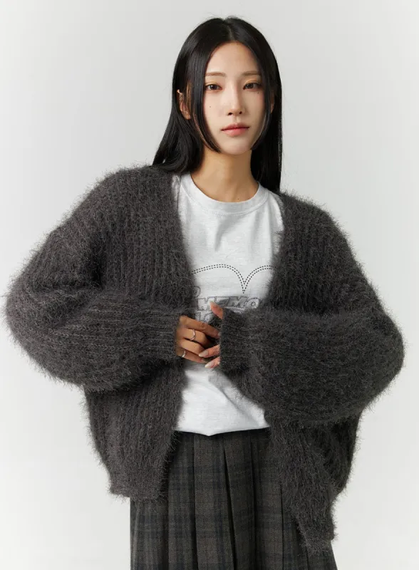 Long Soft Knit Cardigan CN328 sold by Lewkin