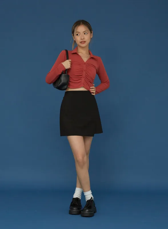 Unbalanced Mini Skirt BA327 | Parallel