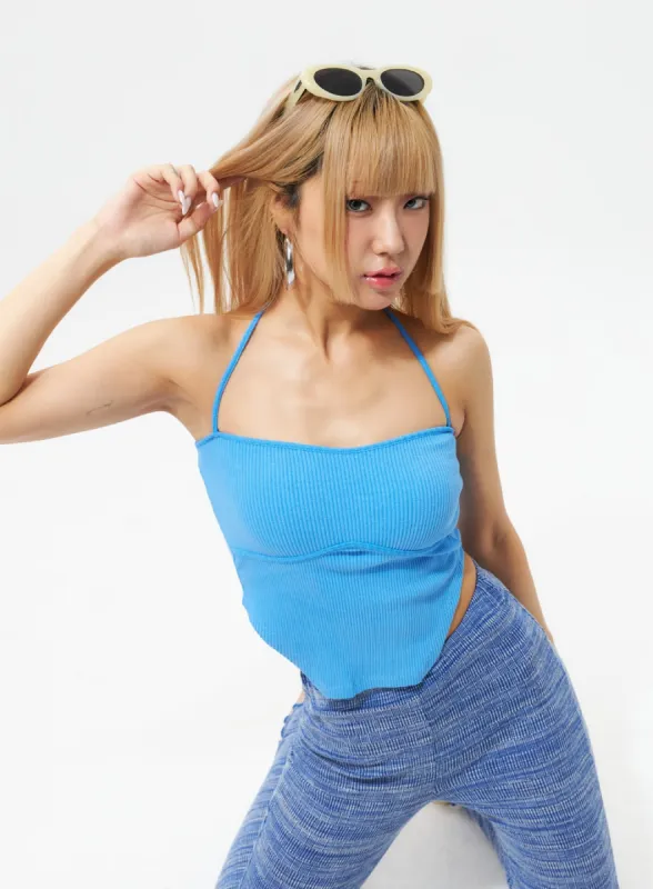 Ribbed Knit Top IL314 sold by Lewkin