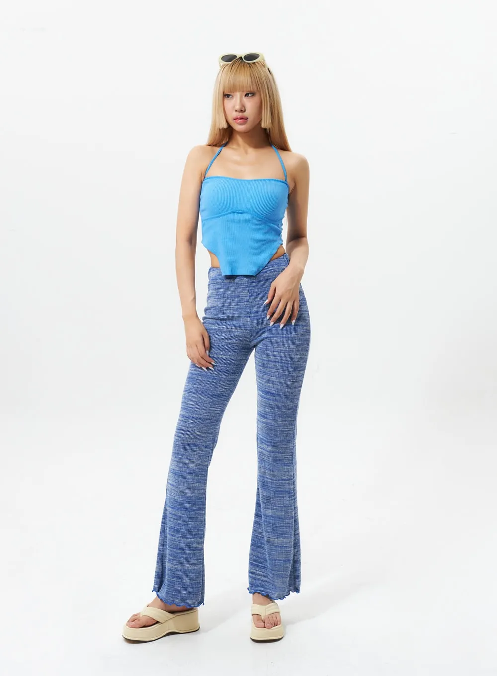 Ribbed Knit Top IL314 sold by Lewkin product image thumbnail 3