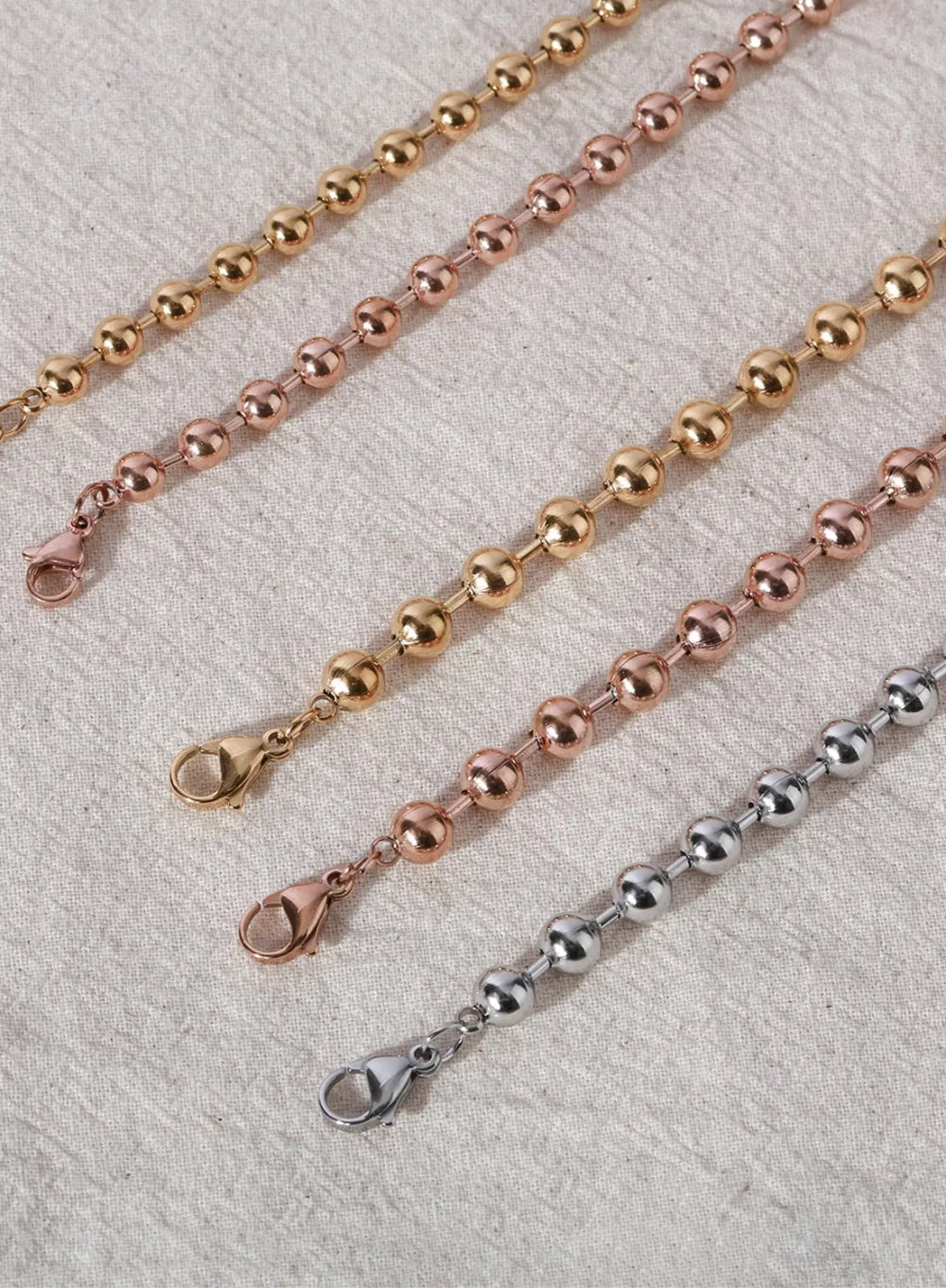 Bold Ball Chain Bracelet IL403 sold by Lewkin product image thumbnail 3