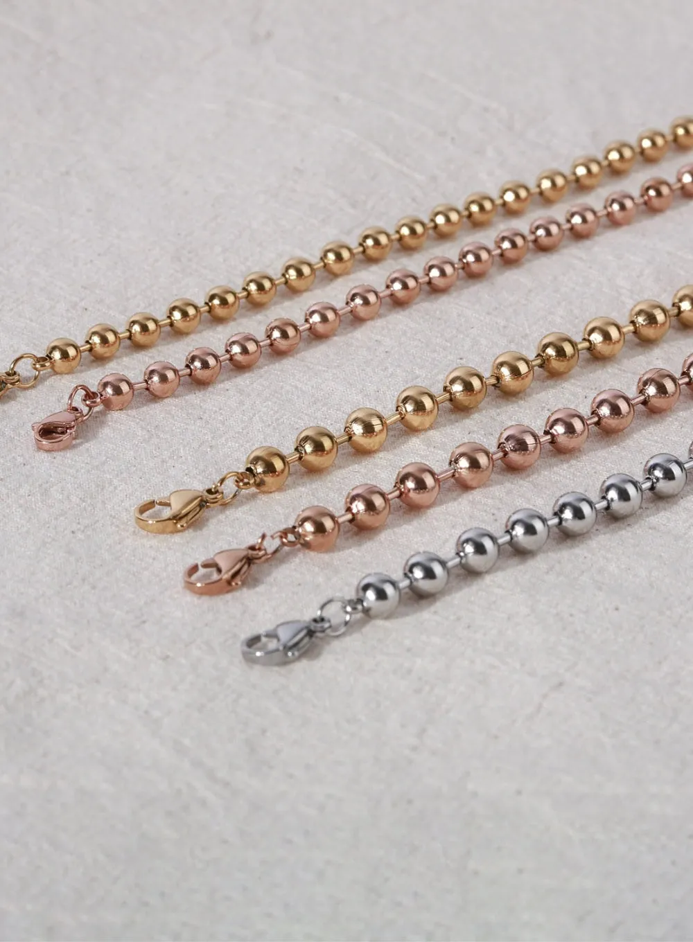 Bold Ball Chain Bracelet IL403 sold by Lewkin product image thumbnail 4