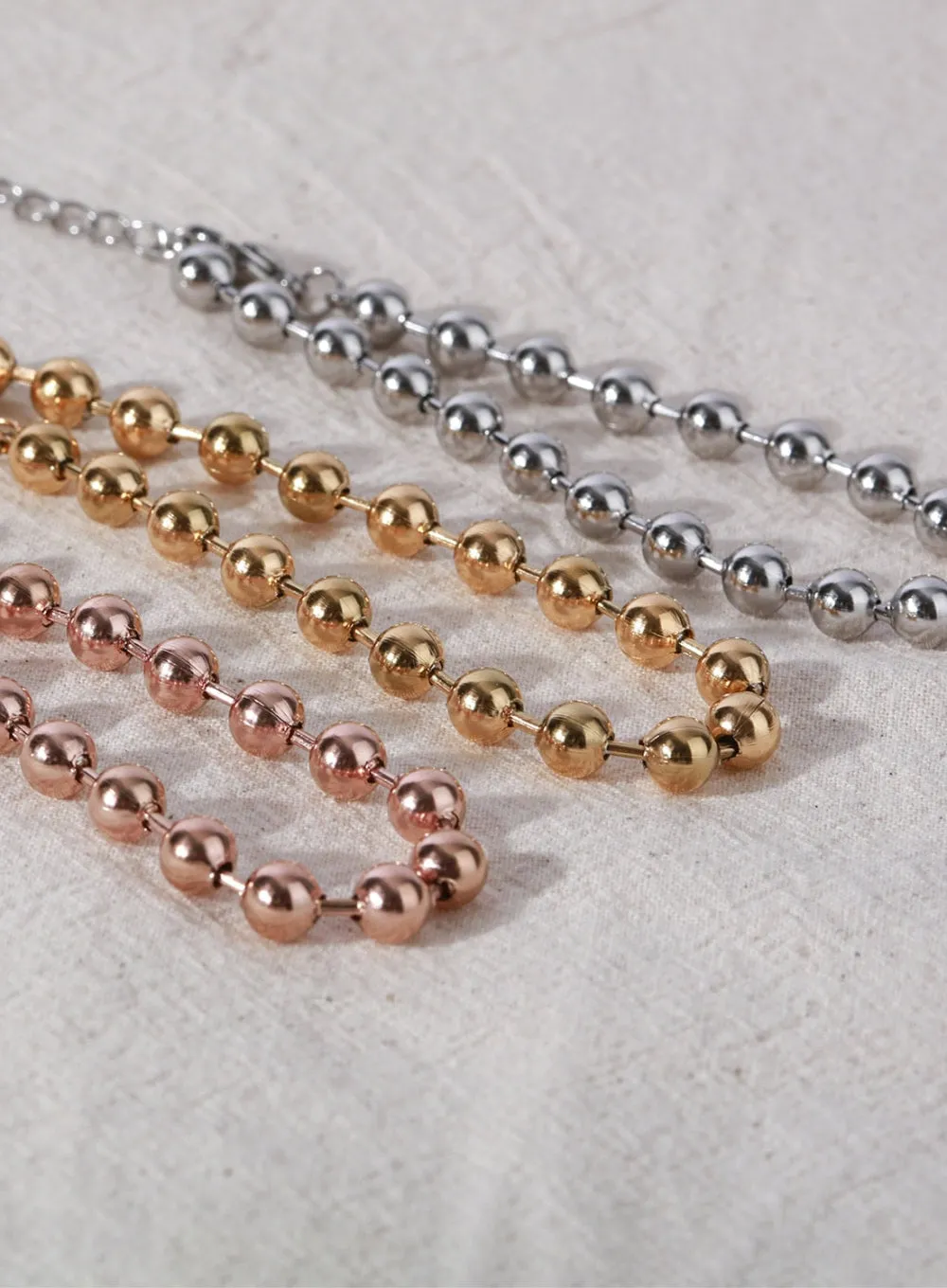 Bold Ball Chain Bracelet IL403 sold by Lewkin product image thumbnail 2