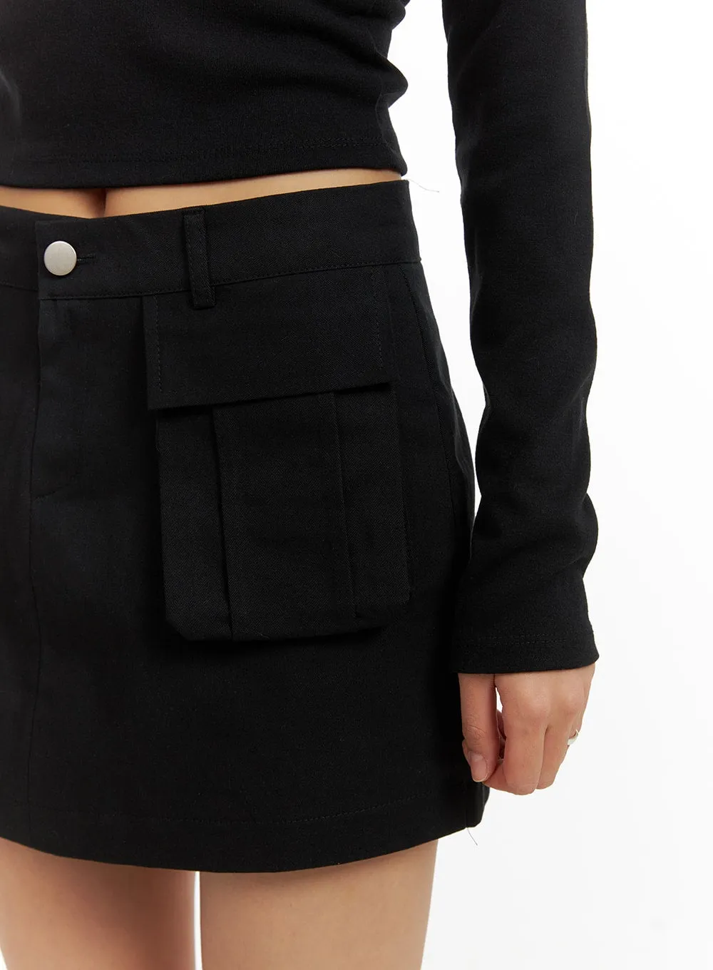 Cargo Mini Skort IA417 sold by Lewkin product image thumbnail 4