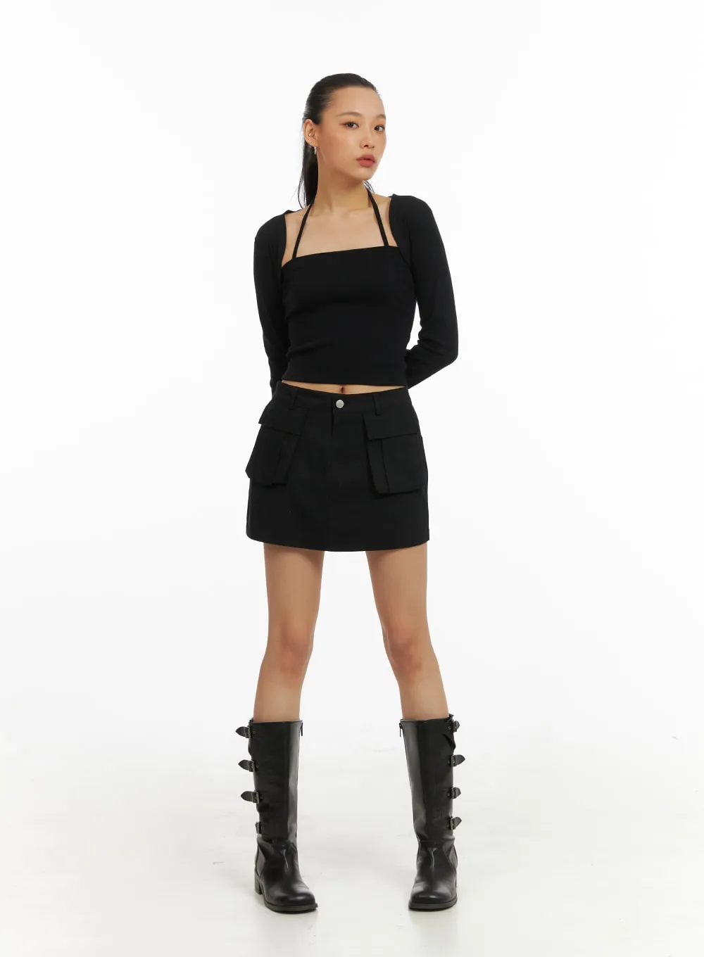 Cargo Mini Skort IA417 sold by Lewkin