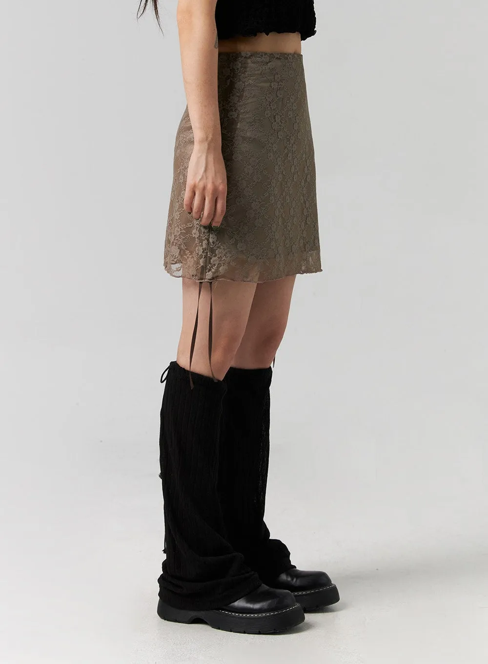 Lace Mini Skirt CG317 sold by Lewkin product image thumbnail 5