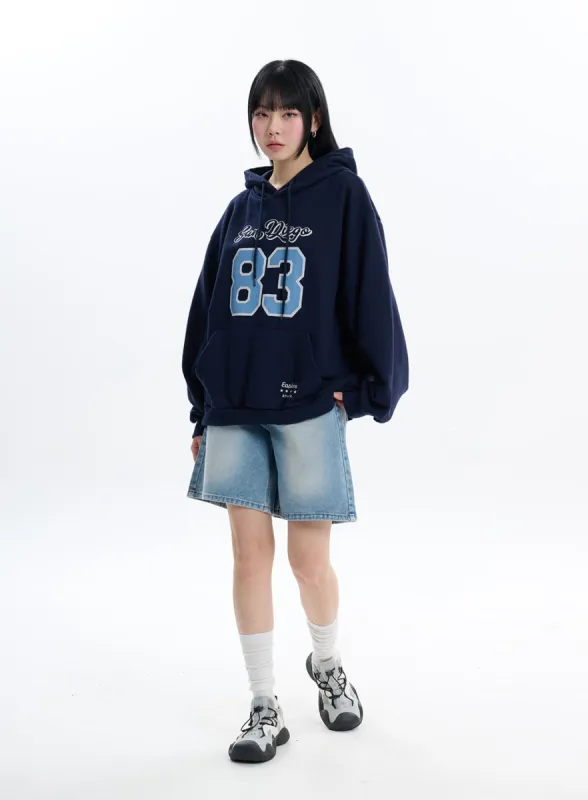 Washed Denim Shorts (Jorts) IF413 sold by Lewkin