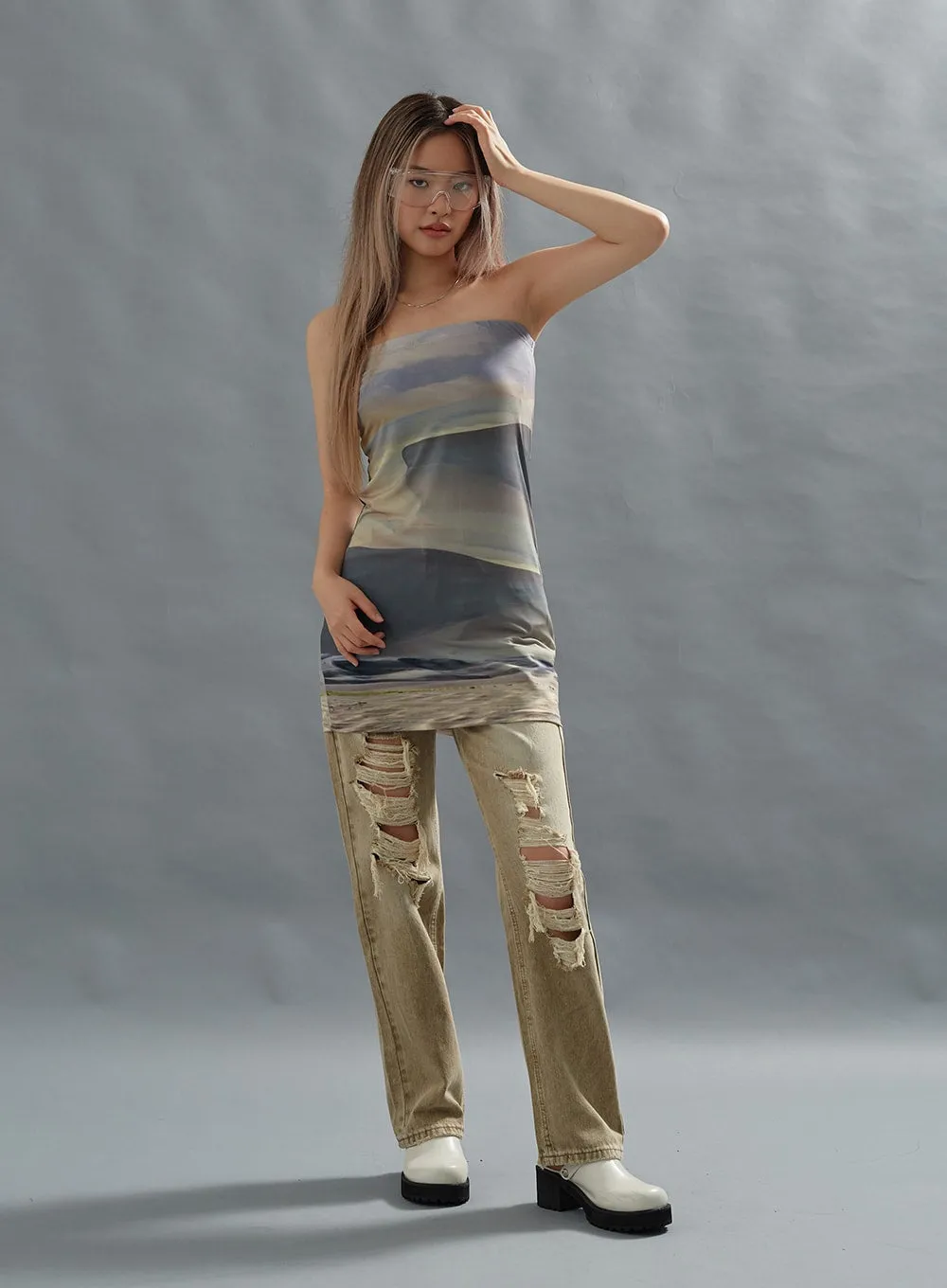 Printing Layer Dress CU27 sold by Lewkin product image thumbnail 5