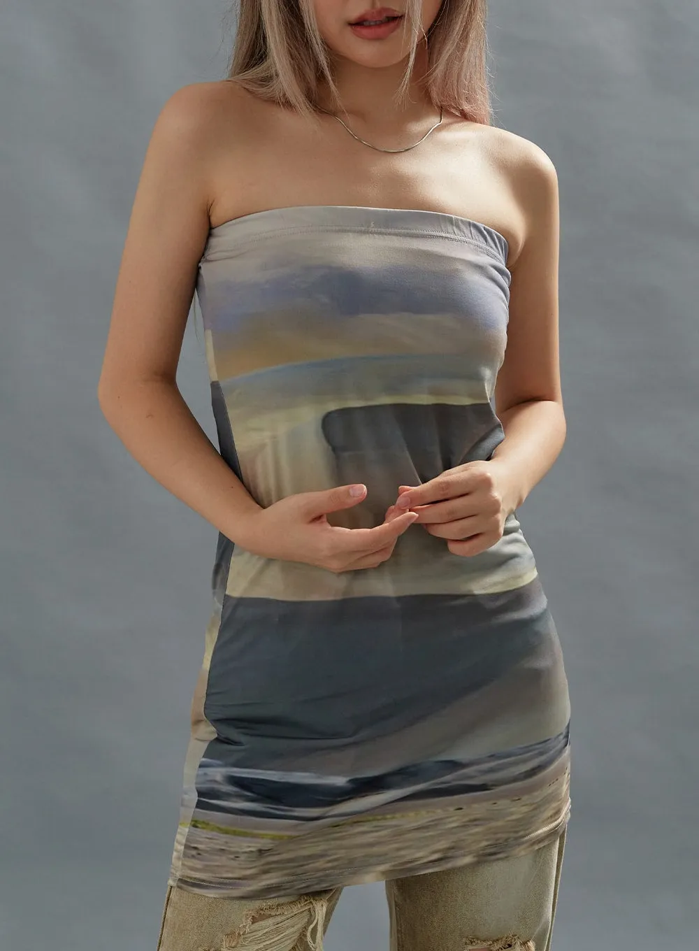 Printing Layer Dress CU27 sold by Lewkin product image thumbnail 4
