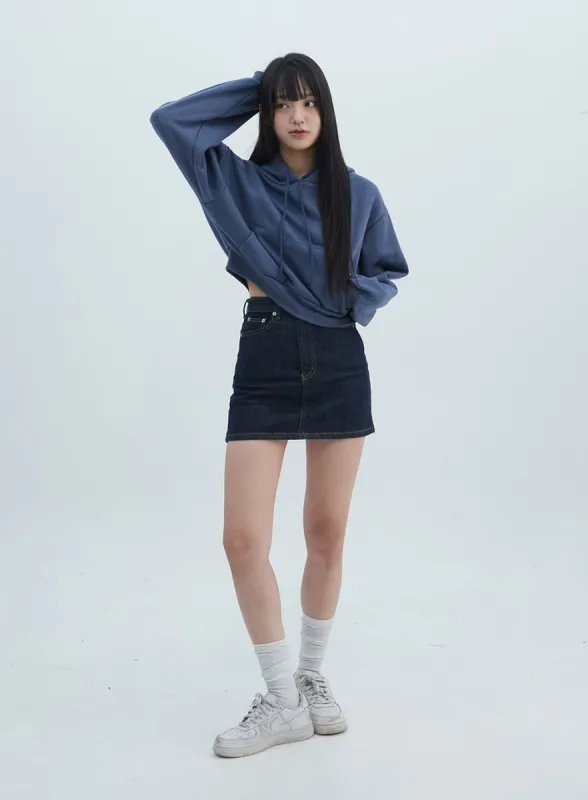 Mini Denim Skirt ON307 sold by Lewkin