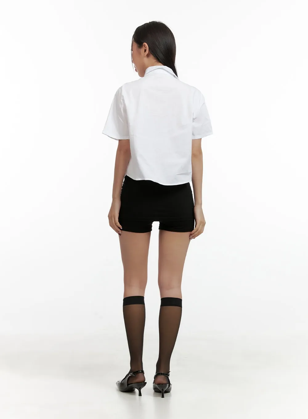 Basic Layered Shorts OU403 sold by Lewkin product image thumbnail 5