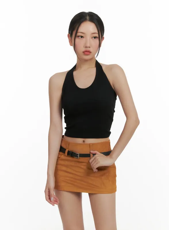 Basic Halter Tank Top CY403 sold by Lewkin