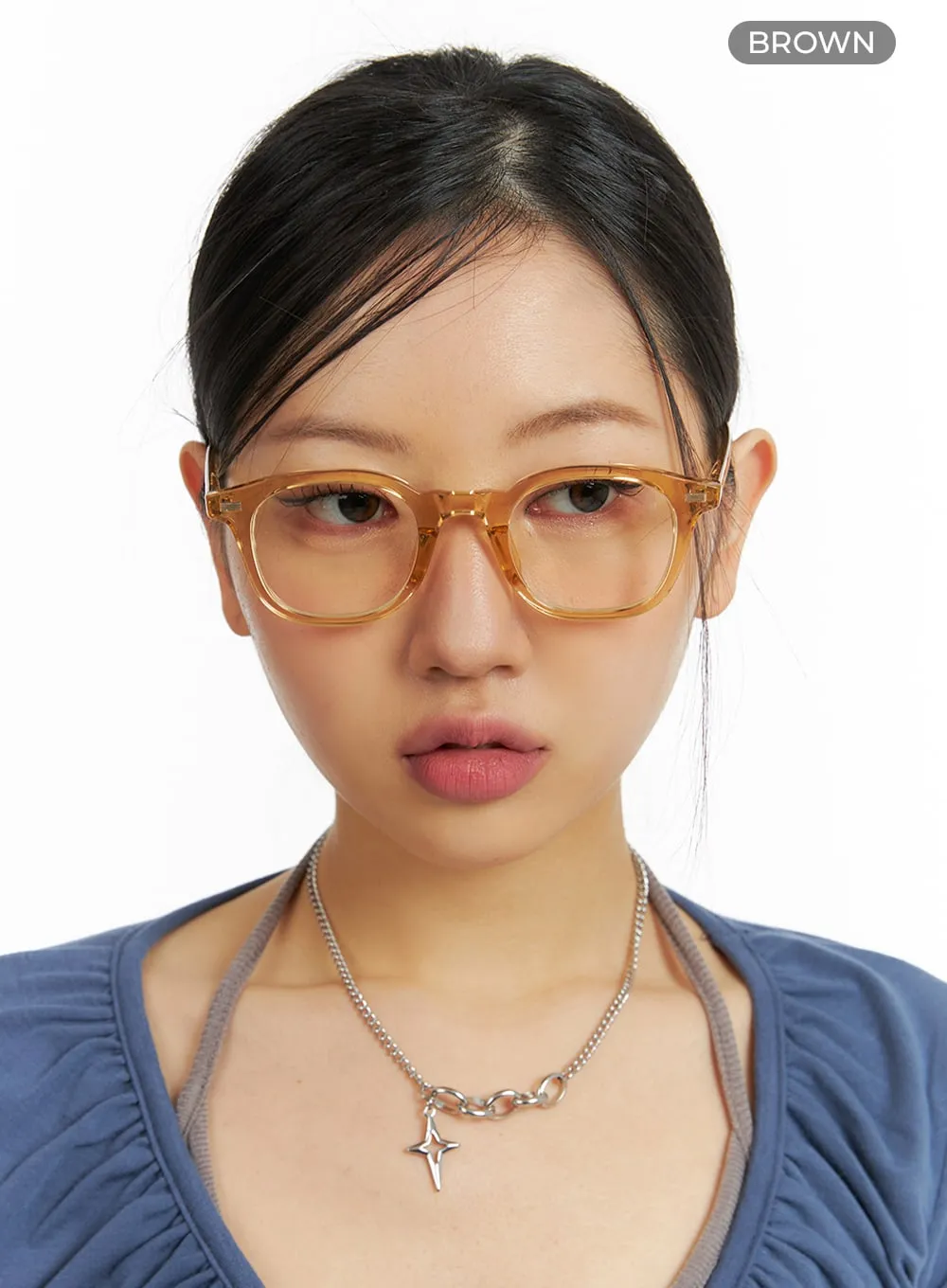 Square Eye Glasses IF421 sold by Lewkin product image thumbnail 4