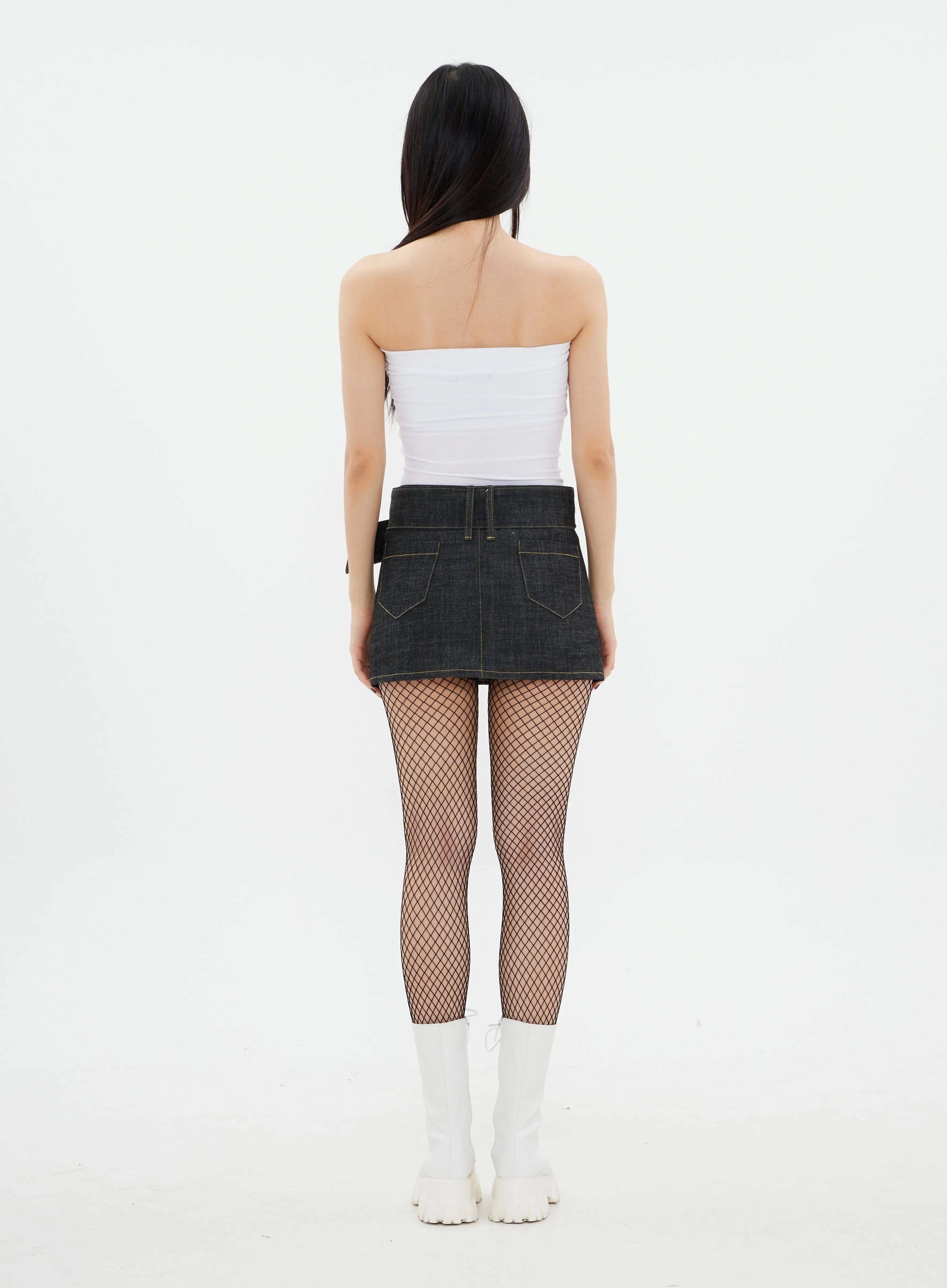 Essential Tube Top with Inner Bra Cap K2302 sold by Lewkin product image thumbnail 5