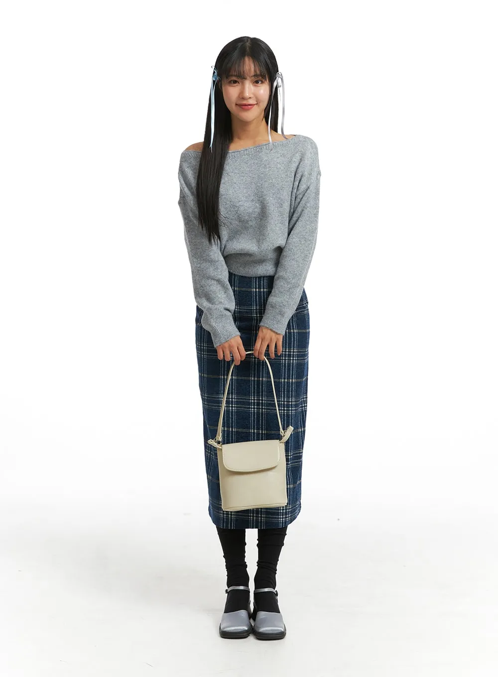 Faux Leather Crossbody Bag OJ405 sold by Lewkin product image thumbnail 4