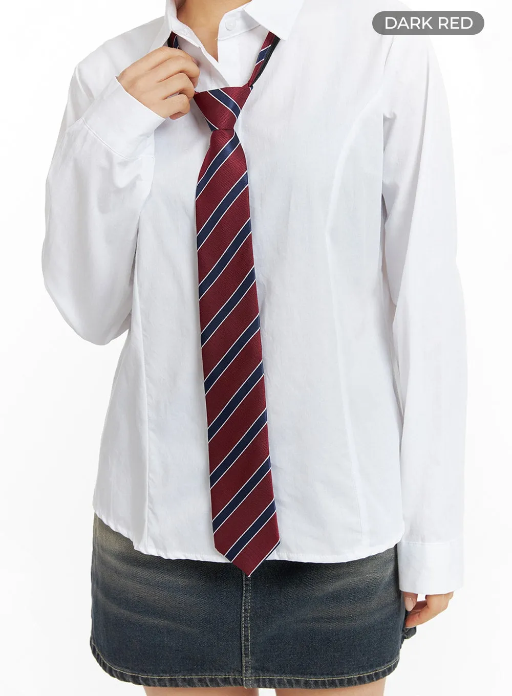 Stripe Neck Tie IF421 sold by Lewkin product image thumbnail 3