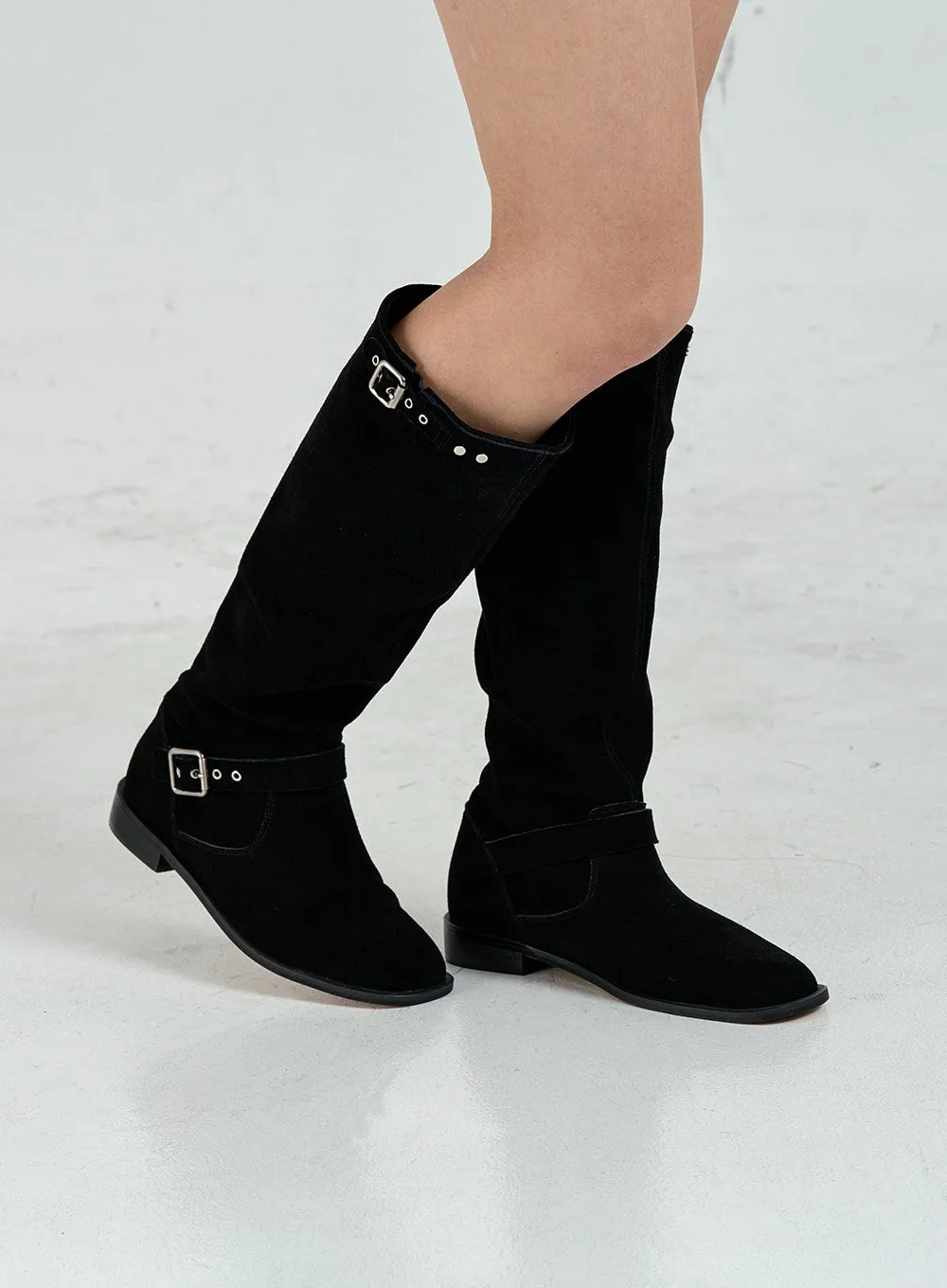 Two Buckle High Boots CO12 sold by Lewkin product image thumbnail 2