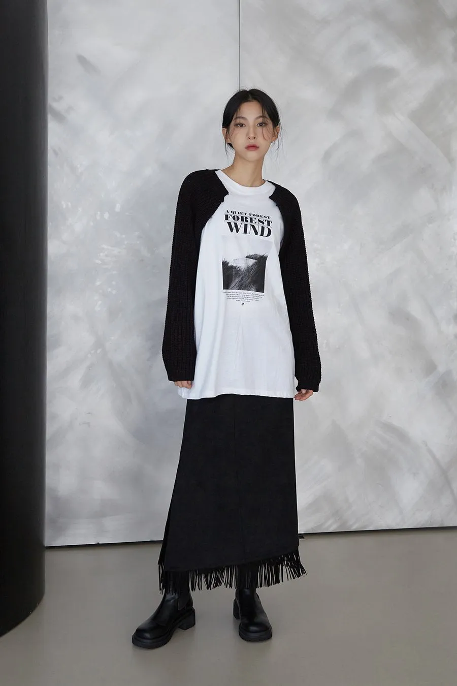 Knit Cardigan Shrug J24 sold by Lewkin product image thumbnail 3