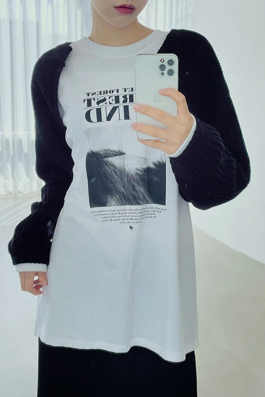 Knit Cardigan Shrug J24 sold by Lewkin product image thumbnail 5