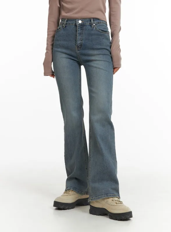 Slim Fit Bootcut Jeans CJ426 sold by Lewkin