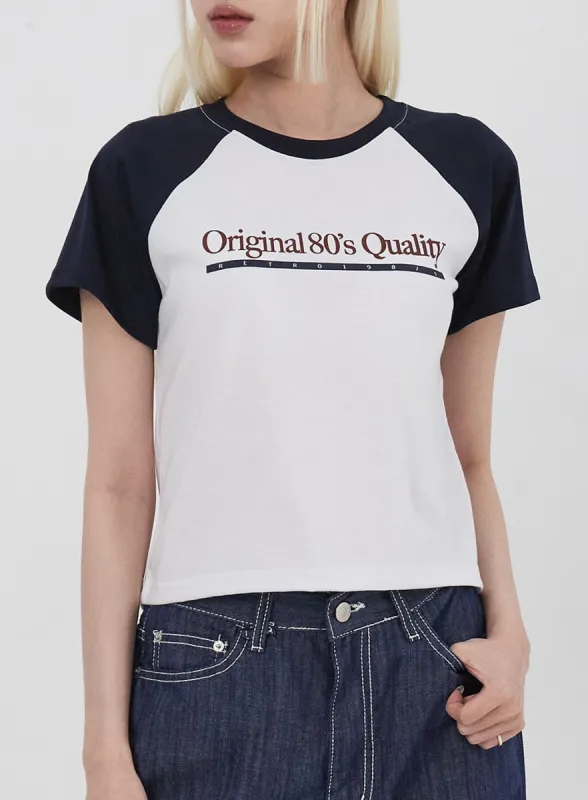 Two Color Graphic Tee IU313 sold by Lewkin