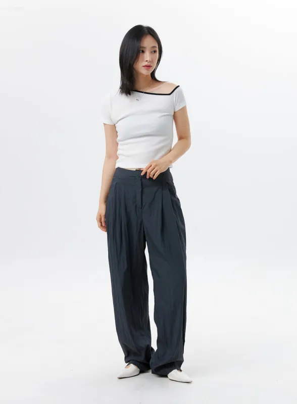 Baggy Tailored Pants OL327 sold by Lewkin