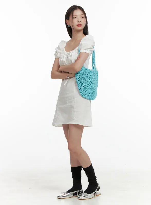 Crochet Tote Bag OL411 sold by Lewkin