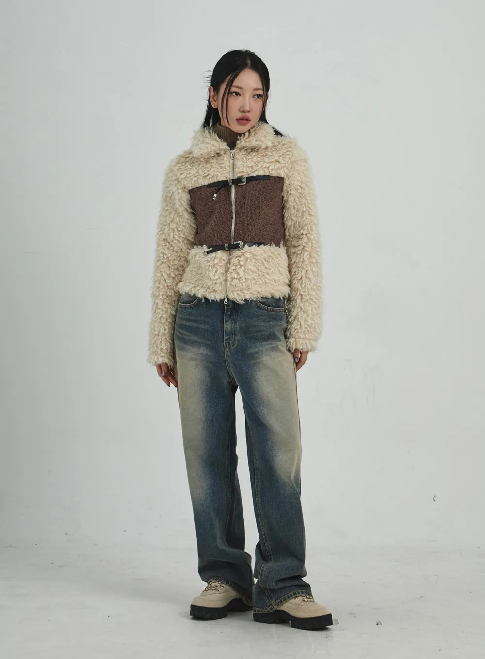 Vintage Washing Wide Jeans CD09 sold by Lewkin product image thumbnail 4