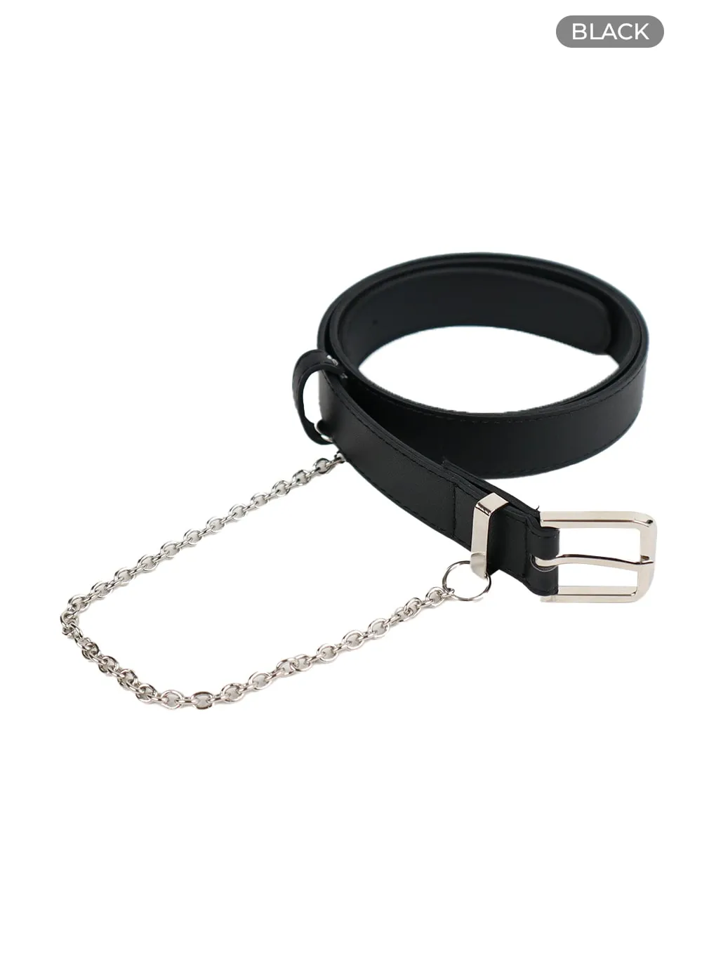 Chain Layered Buckle Belt IF421 sold by Lewkin product image thumbnail 3