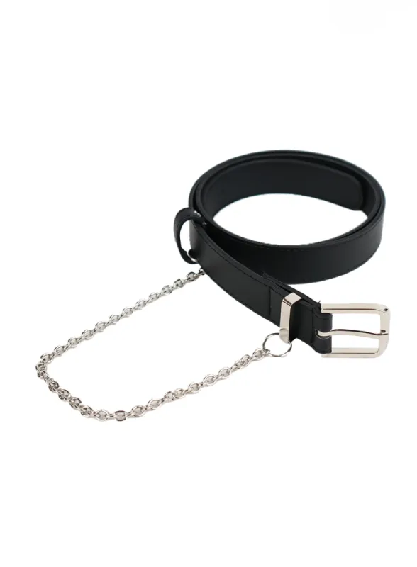 Chain Layered Buckle Belt IF421 sold by Lewkin