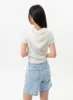 Mid-Rise Denim Shorts OU328 sold by Lewkin