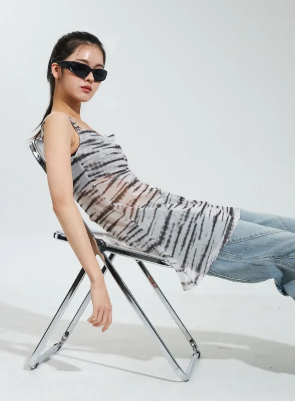 Mesh Mini Dress IY318 sold by Lewkin