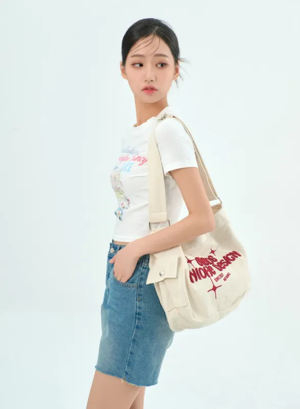 Graphic Crossbody Bag BY304 sold by Lewkin