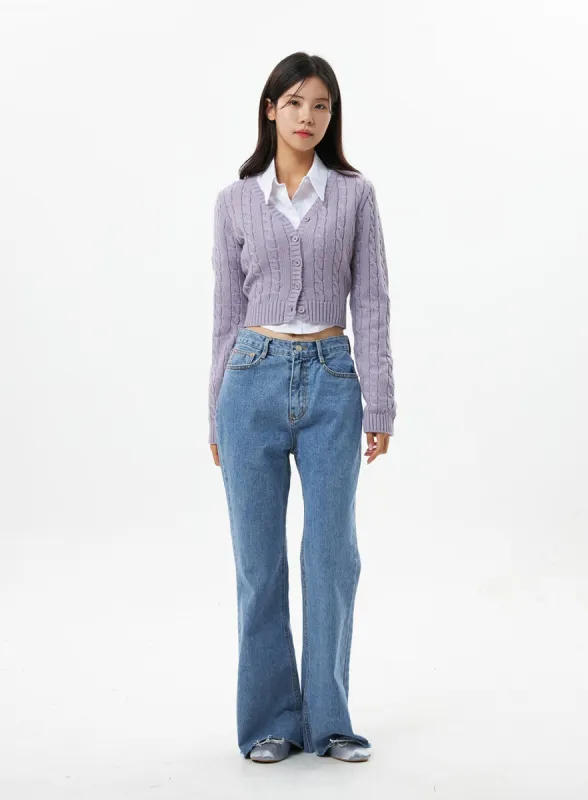 Comfy Wide Jeans OS319 sold by Lewkin