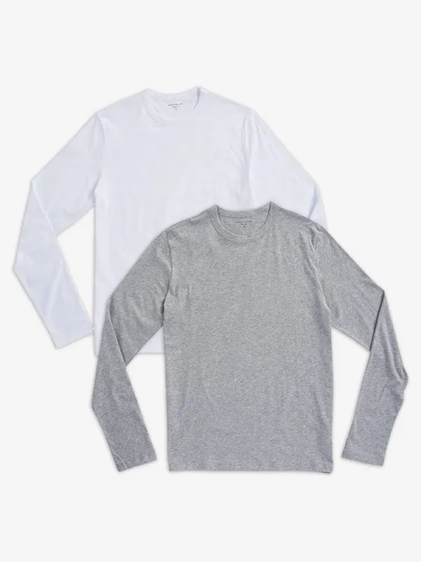 Long Sleeve Crew Tee Driggs 2-Pack sold by Mott & Bow