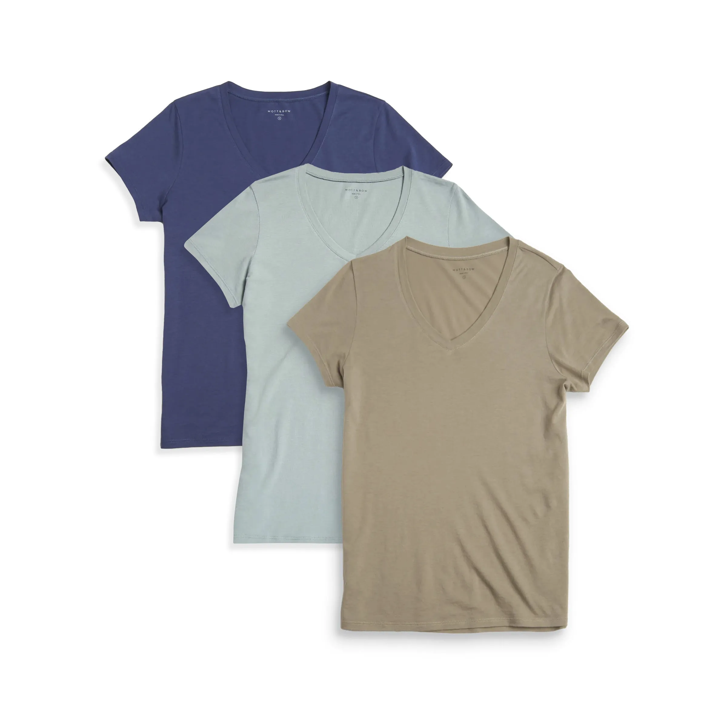 Fitted V-Neck Marcy 3-Pack sold by Mott & Bow