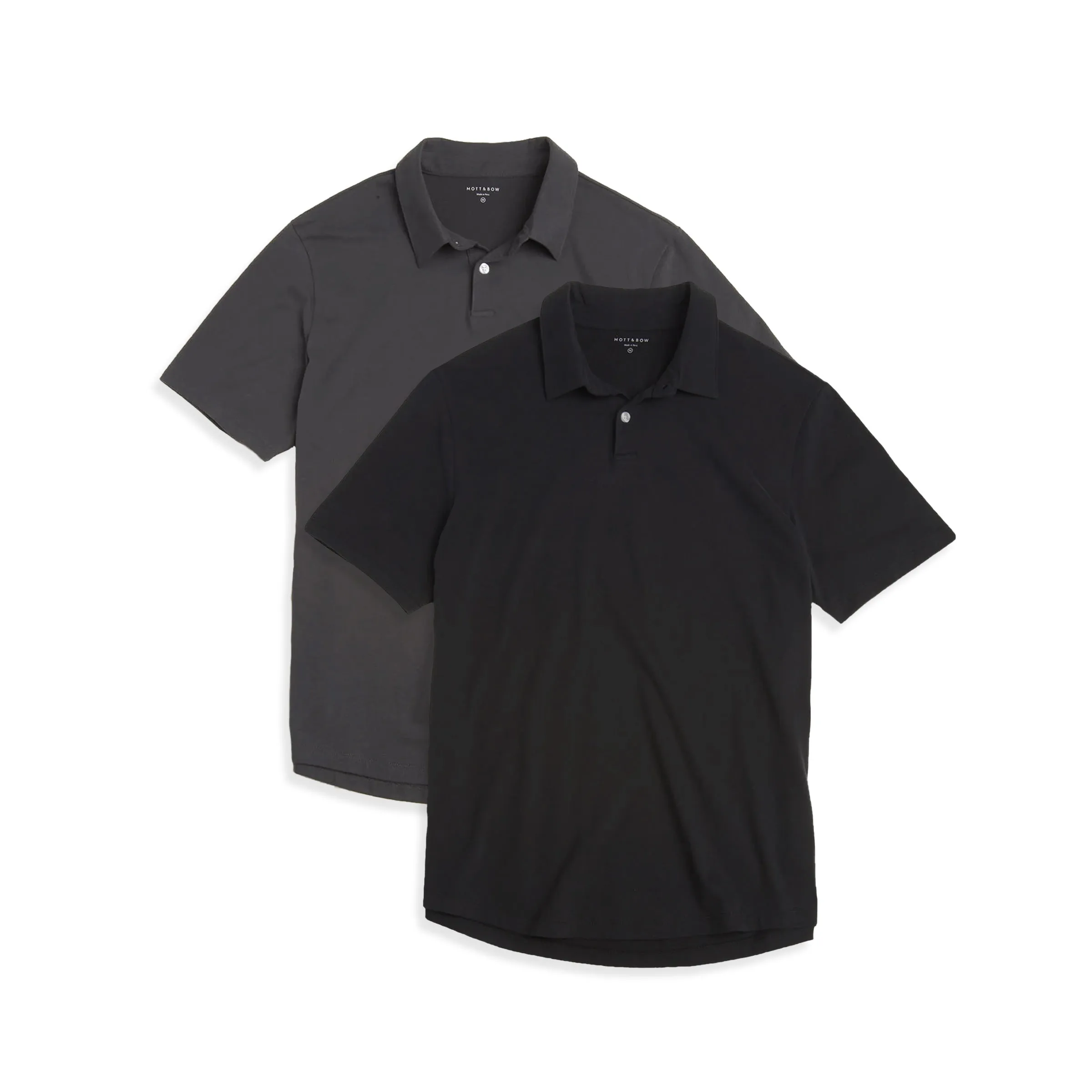 Jersey Sueded Polo 2-Pack sold by Mott & Bow