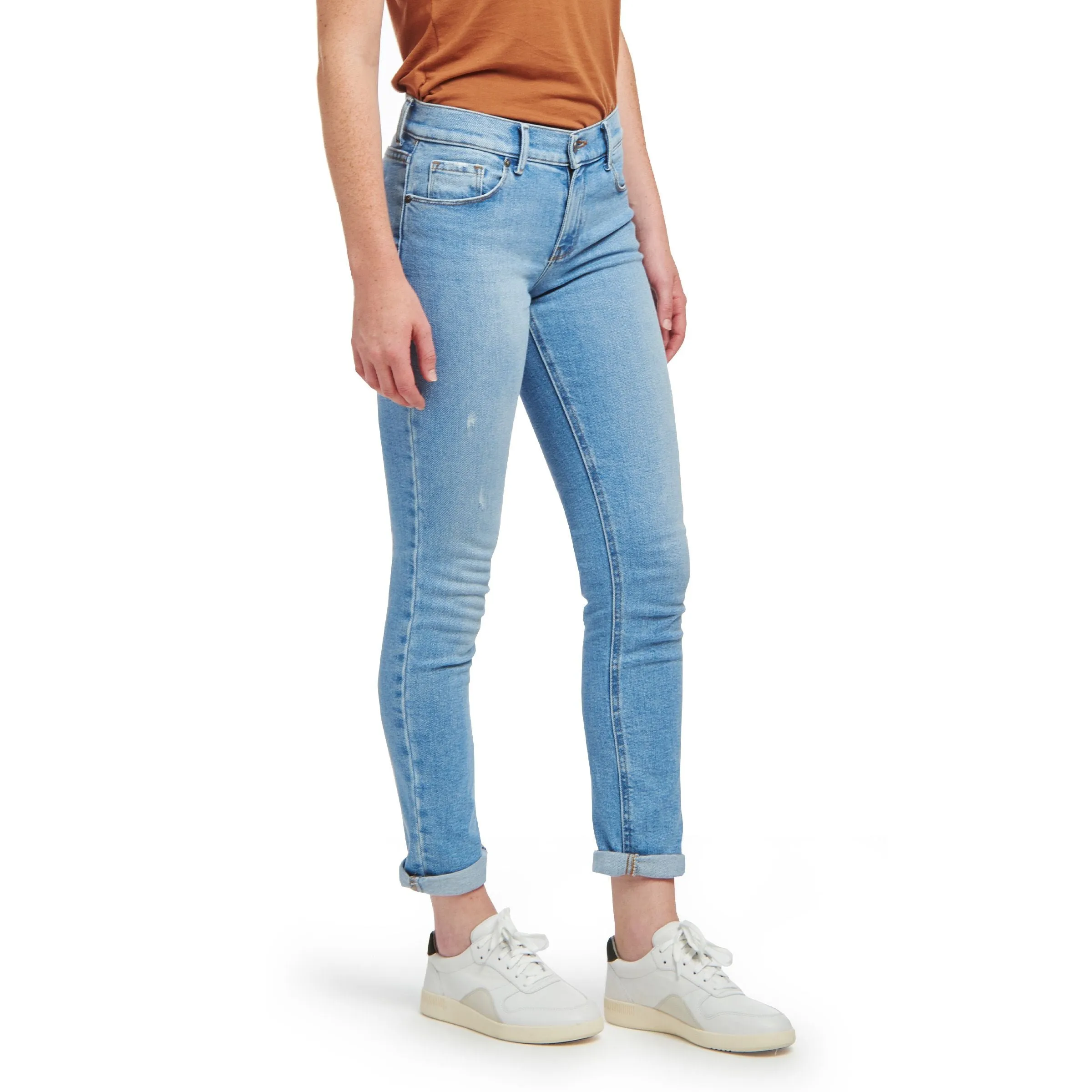 Mid Rise Slim Straight Hubert Jeans sold by Mott & Bow product image thumbnail 3