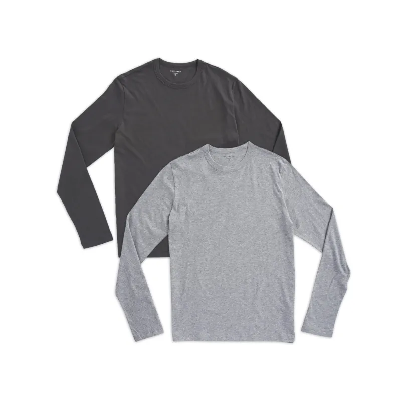 Long Sleeve Crew Tee Driggs 2-Pack sold by Mott & Bow
